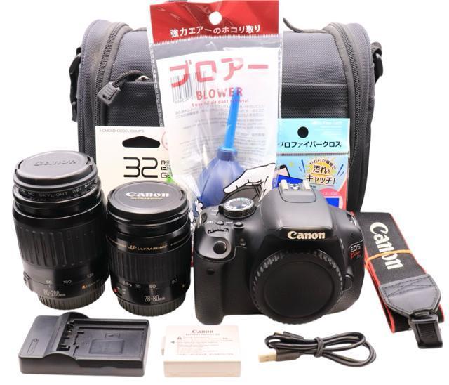 ��l�C�I Canon EOS Kiss X5 �_�u�������Y�Z�b�g �� �Ɠd/AV�� 
