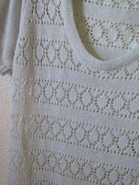 ヘルシーカレン◆グレー ラメ かぎ編み ロング ニット パーカー < ブランド ヘルシーカレン◆グレー ラメ かぎ編み ロング ニット パーカー < ブランドの