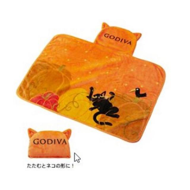 非売品・GODIVA・黒猫&ハロウィン柄2WAYブランケット < ホビー  非売品・GODIVA・黒猫&ハロウィン柄2WAYブランケット  < ホビーの