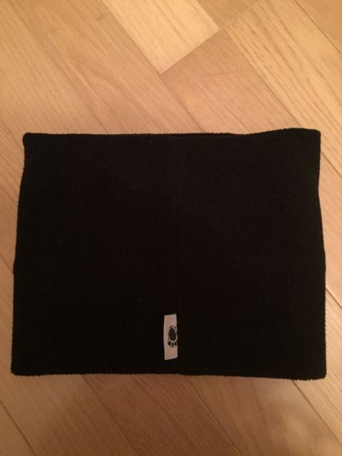 コージークリッターズ 黒bird ネックウォーマー フリース素材 < 男性ファッション  コージークリッターズ 黒bird ネックウォーマー フリース素材 < 男性ファッションの