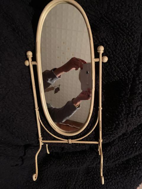 アイアン アンテイク風 置き鏡 oId friend 古董 < インテリア/ライフ  アイアン アンテイク風 置き鏡 oId friend 古董 < インテリア/ライフの