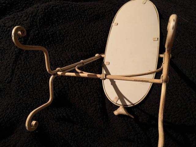 アイアン アンテイク風 置き鏡 oId friend 古董 < インテリア/ライフ  アイアン アンテイク風 置き鏡 oId friend 古董 < インテリア/ライフの