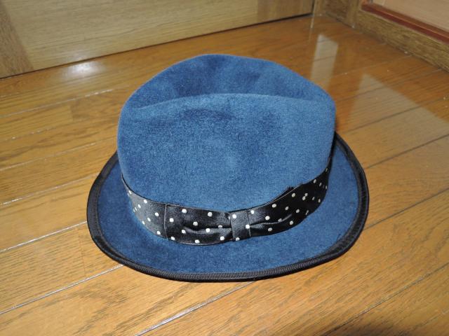 WACKO MARIA ワコマリア ラビット ハット M ドット柄リボン 帽子 < ブランド  WACKO MARIA ワコマリア ラビット ハット M ドット柄リボン 帽子 < ブランドの