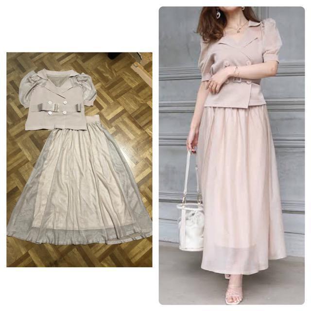 ロイヤルパーティー グラステーパードトップス シアスカート < ブランド  ロイヤルパーティー グラステーパードトップス シアスカート  < ブランドの