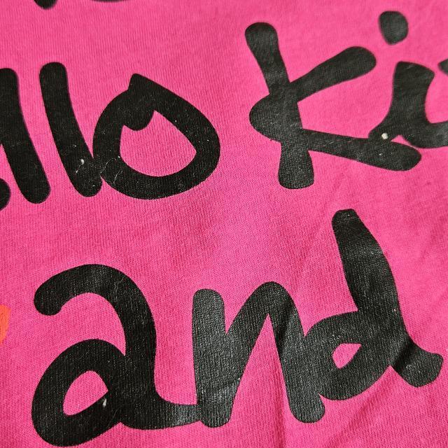 新品*タグ付き*やや難あり*ハローキティ*Tシャツ*英字*ロゴ*キティちゃん*リップマーク*ハート*ピンク*110*キッズ < キッズ/ベビー  新品*タグ付き*やや難あり*ハローキティ*Tシャツ*英字*ロゴ*キティちゃん*リップマーク*ハート*ピンク*110*キッズ < キッズ/ベビーの