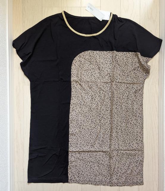 L★CLUDIA-BIT★異素材切り替えサックワンピース★新品★送料無料 < 女性ファッション  L★CLUDIA-BIT★異素材切り替えサックワンピース★新品★送料無料  < 女性ファッションの