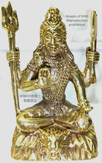シヴァ座像 高さ 5cm 真鍮製 ヒンドゥ美術 世界の創造、維持、再生を司る最高神 ヨーガ、瞑想、芸術の守護神 トリシューラ(三叉 < ホビー  シヴァ座像 高さ 5cm 真鍮製 ヒンドゥ美術 世界の創造、維持、再生を司る最高神 ヨーガ、瞑想、芸術の守護神 トリシューラ(三叉 < ホビーの