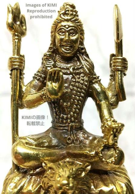シヴァ座像 高さ 5cm 真鍮製 ヒンドゥ美術 世界の創造、維持、再生を司る最高神 ヨーガ、瞑想、芸術の守護神 トリシューラ(三叉 < ホビー  シヴァ座像 高さ 5cm 真鍮製 ヒンドゥ美術 世界の創造、維持、再生を司る最高神 ヨーガ、瞑想、芸術の守護神 トリシューラ(三叉 < ホビーの
