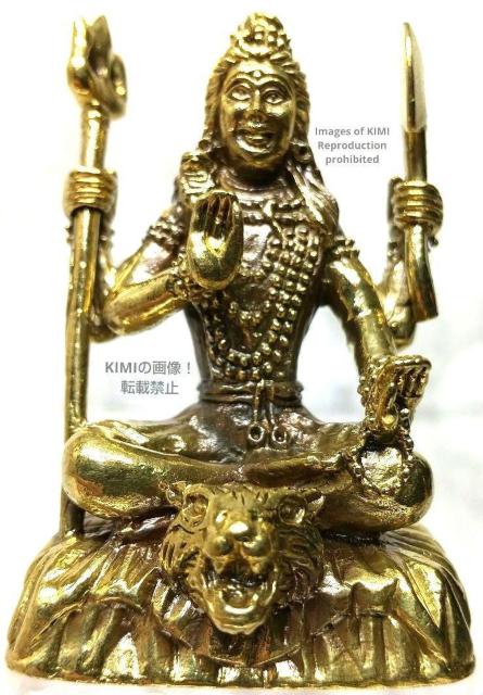 シヴァ座像 高さ 5cm 真鍮製 ヒンドゥ美術 世界の創造、維持、再生を司る最高神 ヨーガ、瞑想、芸術の守護神 トリシューラ(三叉 < ホビー  シヴァ座像 高さ 5cm 真鍮製 ヒンドゥ美術 世界の創造、維持、再生を司る最高神 ヨーガ、瞑想、芸術の守護神 トリシューラ(三叉 < ホビーの