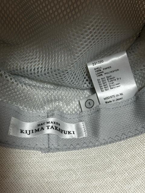 KIJIMA TAKAYUKI /キジマタカユキ PAPER CLOTH BUCKET HAT ハット 帽子 < 男性ファッション KIJIMA TAKAYUKI /キジマタカユキ PAPER CLOTH BUCKET HAT ハット 帽子 < 男性ファッションの