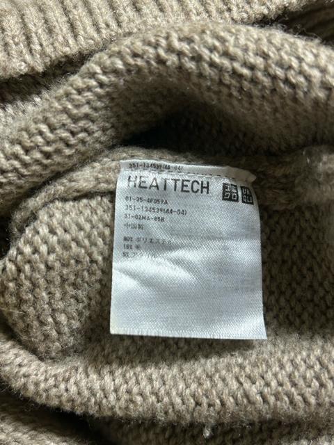 ユニクロ メンズ ヒートテックタートルネックセーター 長袖セーター 長袖ニット ベージュ M < ブランド ユニクロ メンズ ヒートテックタートルネックセーター 長袖セーター 長袖ニット ベージュ M < ブランドの