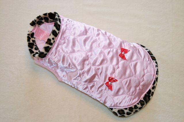 フェイクファー付キルトコート胴41cmダックス用(ピンク) < ペット/手芸/園芸  フェイクファー付キルトコート胴41cmダックス用(ピンク)  < ペット/手芸/園芸の