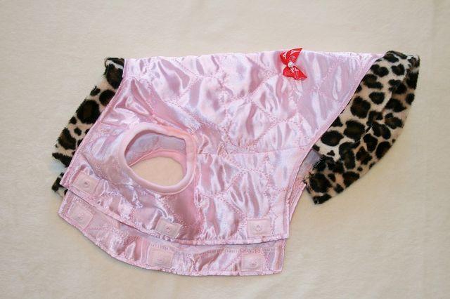 フェイクファー付キルトコート胴41cmダックス用(ピンク) < ペット/手芸/園芸  フェイクファー付キルトコート胴41cmダックス用(ピンク) < ペット/手芸/園芸の