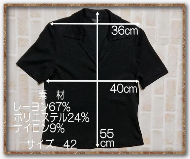 アレグリ ラメ入りカットソー 黒 < 女性ファッション アレグリ ラメ入りカットソー 黒 < 女性ファッションの