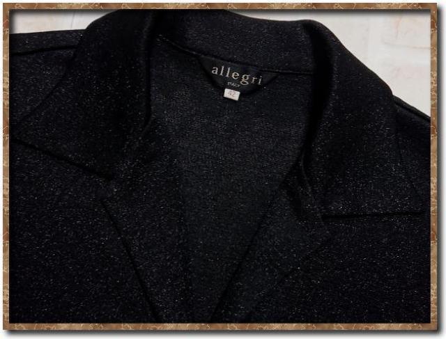 アレグリ ラメ入りカットソー 黒 < 女性ファッション アレグリ ラメ入りカットソー 黒 < 女性ファッションの