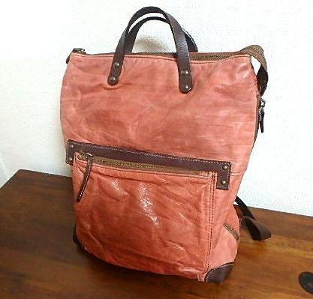 ◆C'omodo +plust コモドプラスト 本革 デイバッグ ブラウン リュック < 女性ファッション  ◆C'omodo +plust コモドプラスト 本革 デイバッグ ブラウン リュック  < 女性ファッションの