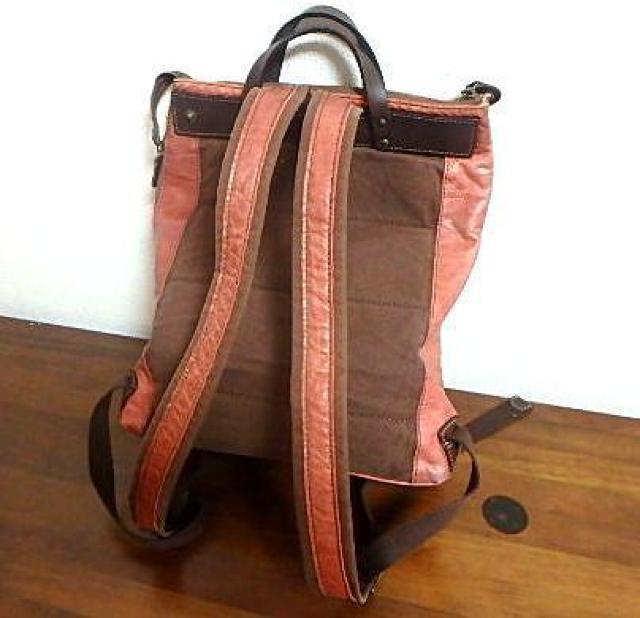 ◆C'omodo +plust コモドプラスト 本革 デイバッグ ブラウン リュック < 女性ファッション  ◆C'omodo +plust コモドプラスト 本革 デイバッグ ブラウン リュック < 女性ファッションの