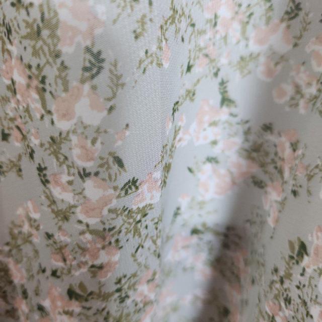 新品未使用 グリーン花柄ロングワンピース サイズ→M < 女性ファッション  新品未使用 グリーン花柄ロングワンピース サイズ→M < 女性ファッションの