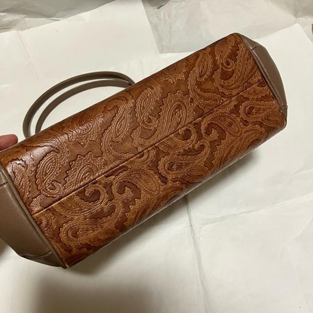 【ヴィンテージ】【ノーブランド扱い】 ペイズリー柄 / ハンドバッグ レザー < 女性ファッション  【ヴィンテージ】【ノーブランド扱い】 ペイズリー柄 / ハンドバッグ レザー < 女性ファッションの
