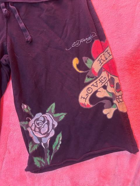 Ed Hardy  LOVE KIILS  綿100% 夏用ハーフパンツ < ブランド  Ed Hardy  LOVE KIILS  綿100% 夏用ハーフパンツ < ブランドの
