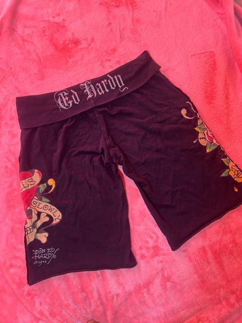 Ed Hardy  LOVE KIILS  綿100% 夏用ハーフパンツ < ブランド  Ed Hardy  LOVE KIILS  綿100% 夏用ハーフパンツ < ブランドの