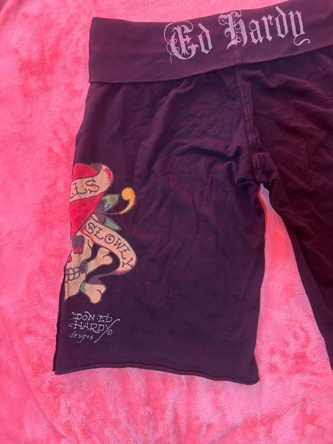 Ed Hardy  LOVE KIILS  綿100% 夏用ハーフパンツ < ブランド  Ed Hardy  LOVE KIILS  綿100% 夏用ハーフパンツ < ブランドの