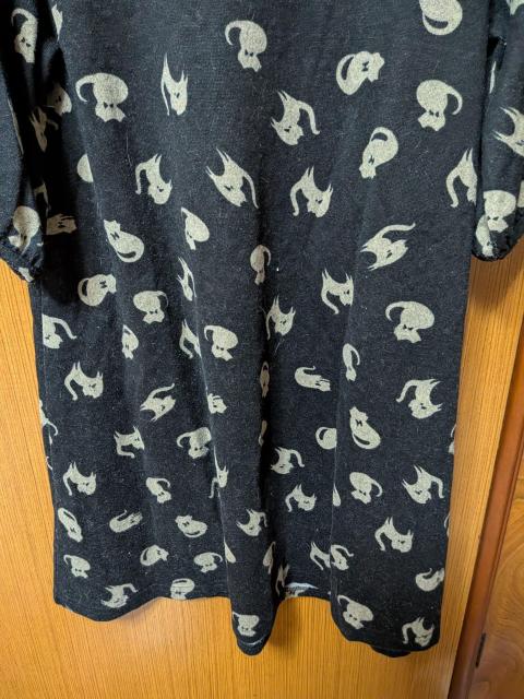 H ねこちゃん模様のチュニック < 女性ファッション  H ねこちゃん模様のチュニック < 女性ファッションの