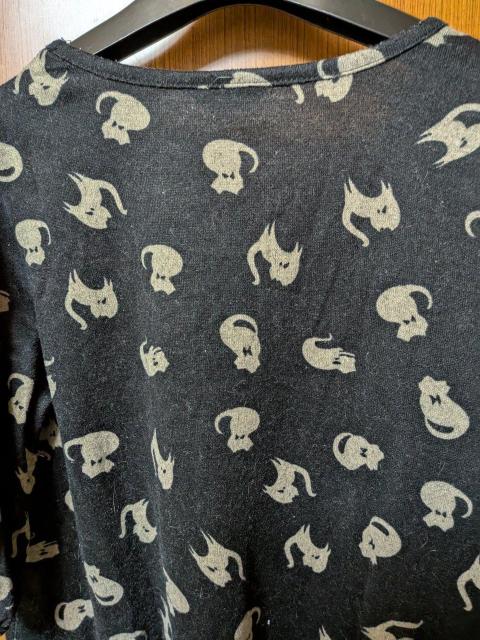 H ねこちゃん模様のチュニック < 女性ファッション  H ねこちゃん模様のチュニック < 女性ファッションの