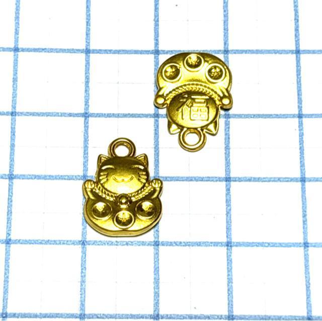 1620 金色の招き猫 3個 金属パーツ アクセサリーチャーム ハンドメイド材料 < ペット/手芸/園芸 1620 金色の招き猫 3個 金属パーツ アクセサリーチャーム ハンドメイド材料 < ペット/手芸/園芸の