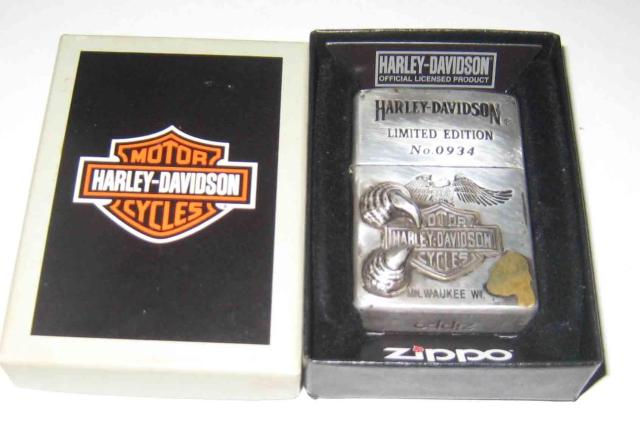 Harley-Davidson �@����Ł@ Zippo���C�^�[�@ No.0934 �@���A�i �� �j���t�@�b�V������ 