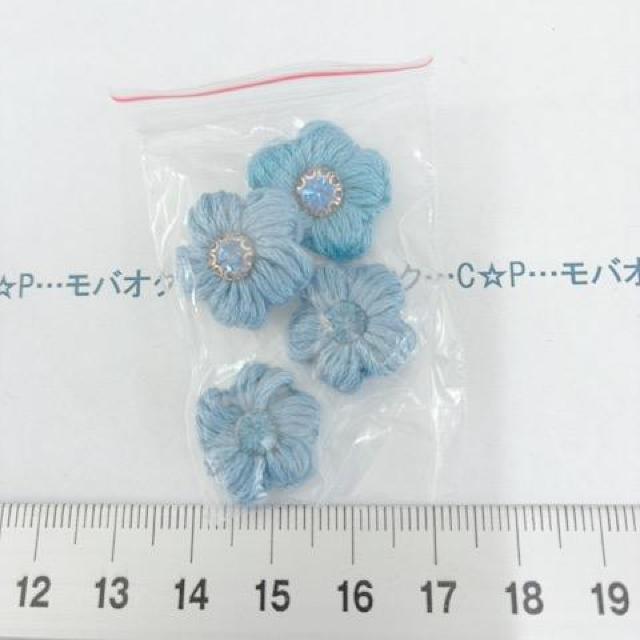 3*ハンドメイド*ガラスビジュー ぷっくりお花モチーフ 5 < ペット/手芸/園芸 3*ハンドメイド*ガラスビジュー ぷっくりお花モチーフ 5 < ペット/手芸/園芸の