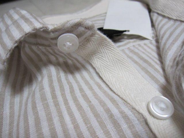 ☆H&M/エイチアンドエム 長袖/七分 ストライプ シャツ/メンズXS/麻☆新品 < ブランド  ☆H&M/エイチアンドエム 長袖/七分 ストライプ シャツ/メンズXS/麻☆新品 < ブランドの