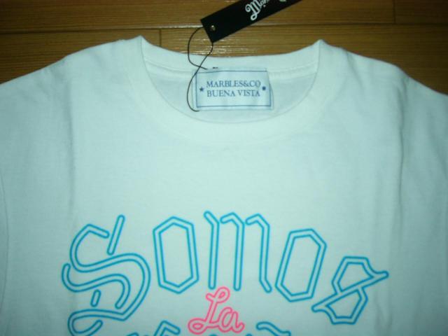 新品MARBLESマーブルズ×BUENA VISTAコラボTシャツS白TMT < ブランド 新品MARBLESマーブルズ×BUENA VISTAコラボTシャツS白TMT < ブランドの