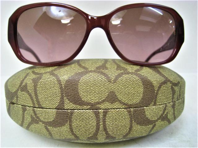 極美品 コーチ COACH サングラス レディース HG 8011BA < ブランド  極美品 コーチ COACH サングラス レディース HG 8011BA < ブランドの