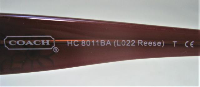 極美品 コーチ COACH サングラス レディース HG 8011BA < ブランド  極美品 コーチ COACH サングラス レディース HG 8011BA < ブランドの