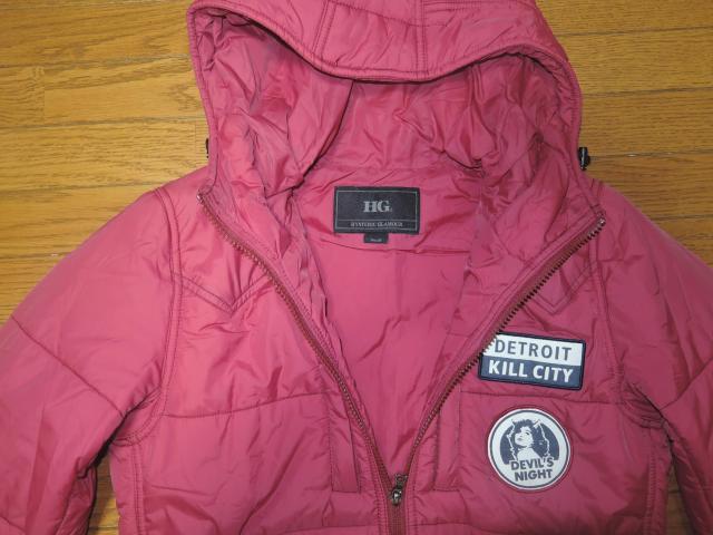 HYSTERIC GLAMOUR �q�X�e���b�N�O���}�[ PRIMALOFT ���� �p�[�J�[�W���P�b�g S �K�[�� ���b�y�� �_�E�� �� �u�����h�� 