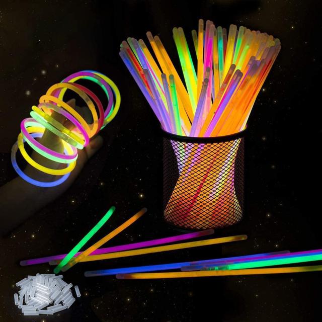 光るブレスレット 応援スティック 8色 100本セット蛍光ブレスレット < おもちゃ 光るブレスレット 応援スティック 8色 100本セット蛍光ブレスレット < おもちゃの