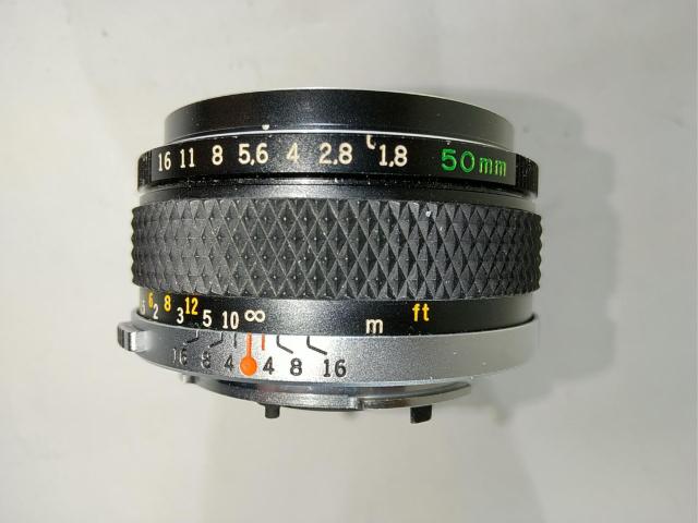 OLYMPUS OM 10 ���i + ZUIKO 50mm 1:1.8 �� �Ɠd/AV�� 