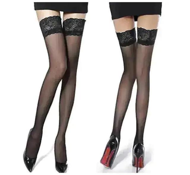 爆安390円SALE★ストッパー付きガーターストッキング黒 < 女性ファッション  爆安390円SALE★ストッパー付きガーターストッキング黒 < 女性ファッションの