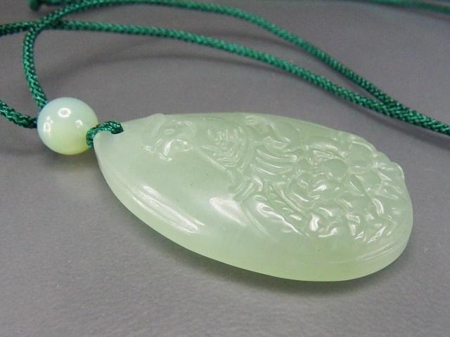 一点物鳳凰ネフライト軟玉ヒスイ天然石ペンダントネックレス809-058Za < 女性アクセサリー/時計  一点物鳳凰ネフライト軟玉ヒスイ天然石ペンダントネックレス809-058Za < 女性アクセサリー/時計の