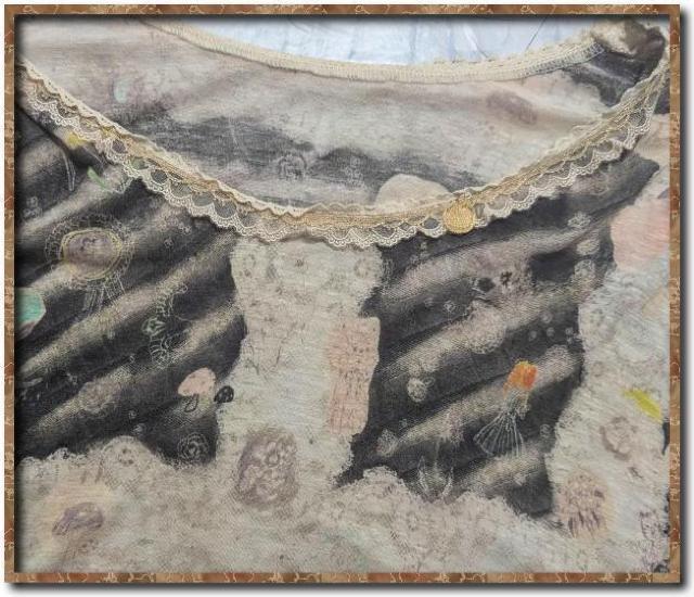 シェリーラファム レース付きプリントカットソー ベージュ < ブランド シェリーラファム レース付きプリントカットソー ベージュ < ブランドの