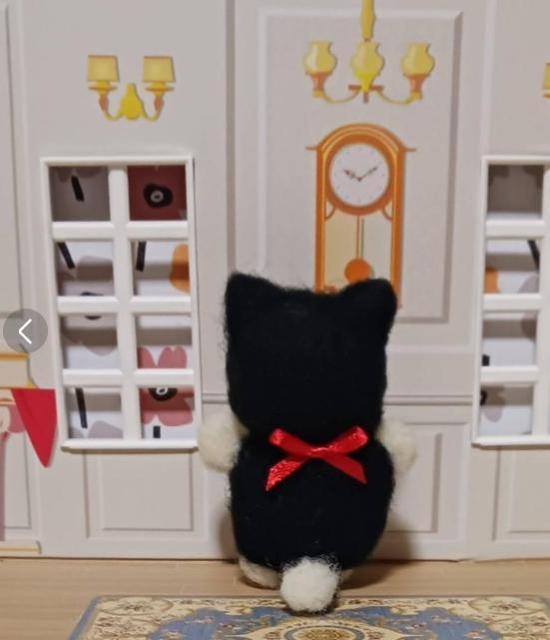 羊毛フェルト love♥のハムスターとハチ猫ちゃん(お魚付き) 2点 < ペット/手芸/園芸 羊毛フェルト love♥のハムスターとハチ猫ちゃん(お魚付き) 2点 < ペット/手芸/園芸の