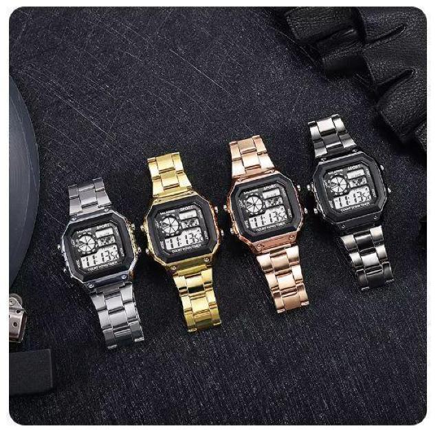 送料無料 未使用品 シルバー メンズ腕時計 デジタル クロノグラフ ミリタリー時計 スポーツ カレンダー 90 < 男性アクセサリー/時計 送料無料 未使用品 シルバー メンズ腕時計 デジタル クロノグラフ ミリタリー時計 スポーツ カレンダー 90 < 男性アクセサリー/時計の