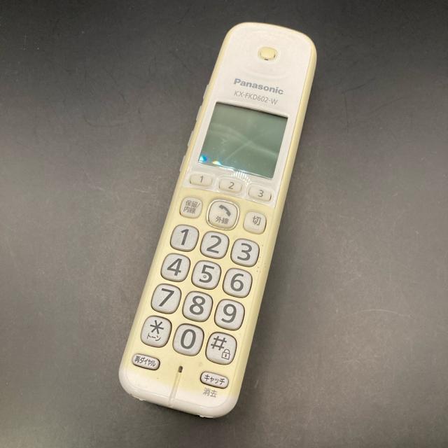 ���� Panasonic �p�i�\�j�b�N �d�b�q�@ KX-FKD602-W  �� �Ɠd/AV�� 