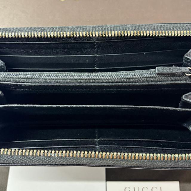 グッチ GUCCI 財布 長財布 シマレザー ラウンドファスナー メンズ レディース < ブランド グッチ GUCCI 財布 長財布 シマレザー ラウンドファスナー メンズ レディース < ブランドの