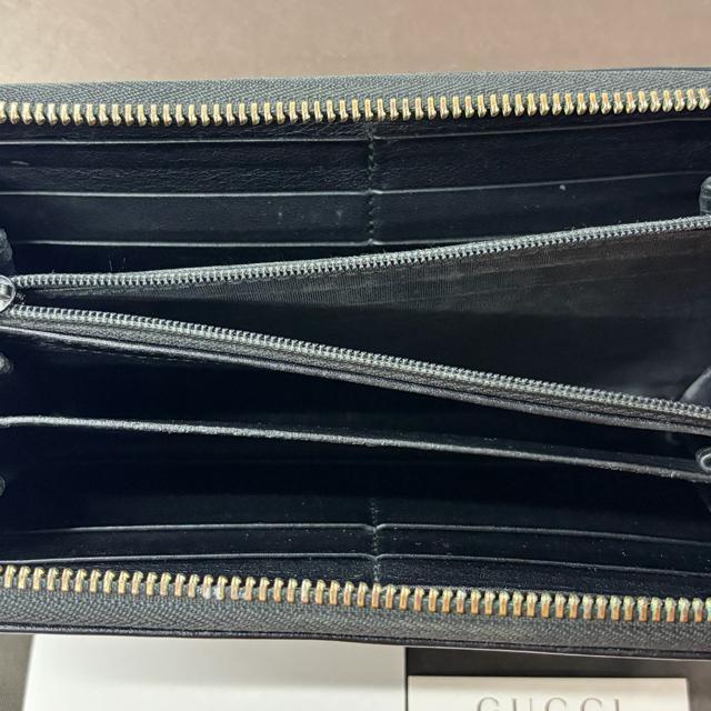 グッチ GUCCI 財布 長財布 シマレザー ラウンドファスナー メンズ レディース < ブランド グッチ GUCCI 財布 長財布 シマレザー ラウンドファスナー メンズ レディース < ブランドの