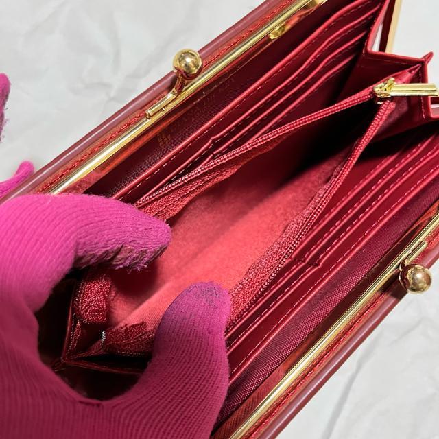 【上品】DIANA DICKEY LONDON 長財布 がま口 ワインレッド レザー < 女性ファッション 【上品】DIANA DICKEY LONDON 長財布 がま口 ワインレッド レザー < 女性ファッションの