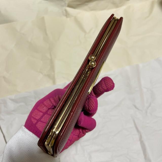 【上品】DIANA DICKEY LONDON 長財布 がま口 ワインレッド レザー < 女性ファッション 【上品】DIANA DICKEY LONDON 長財布 がま口 ワインレッド レザー < 女性ファッションの