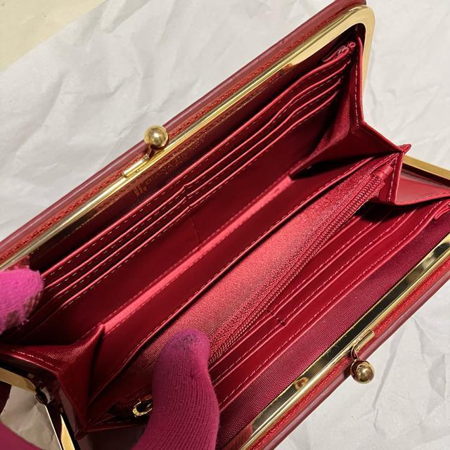 【上品】DIANA DICKEY LONDON 長財布 がま口 ワインレッド レザー < 女性ファッション 【上品】DIANA DICKEY LONDON 長財布 がま口 ワインレッド レザー < 女性ファッションの