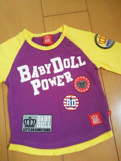 中古七分袖ロンT90紫ベビードールBABYDOOLベビド < ブランド  中古七分袖ロンT90紫ベビードールBABYDOOLベビド < ブランドの